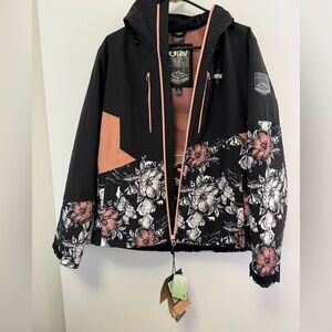 New with Tags Floral Ski Jacket